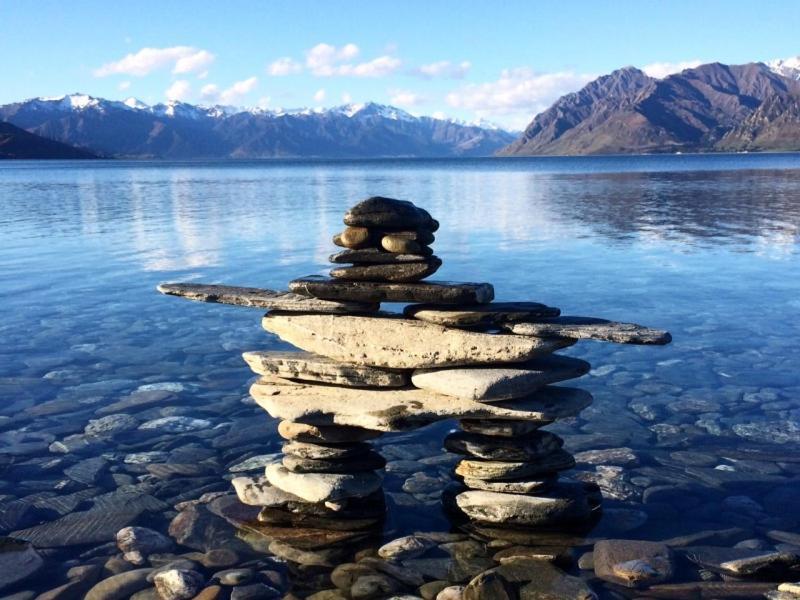 Lakefront Fantail Cottage Lake Hawea, Wanaka Екстер'єр фото